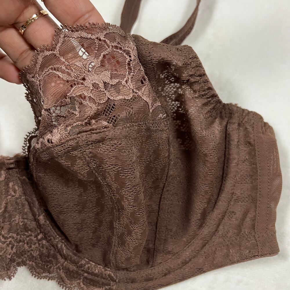 Panache| Womens brown intimate underwire balconette lace bra - Picture 4 of 13